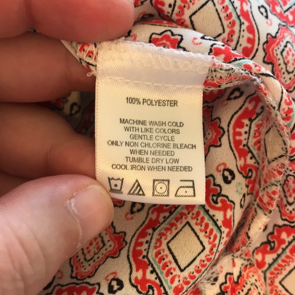 FOXCROFT Patterned Button Front Blouse 16 - Picture 6 of 7